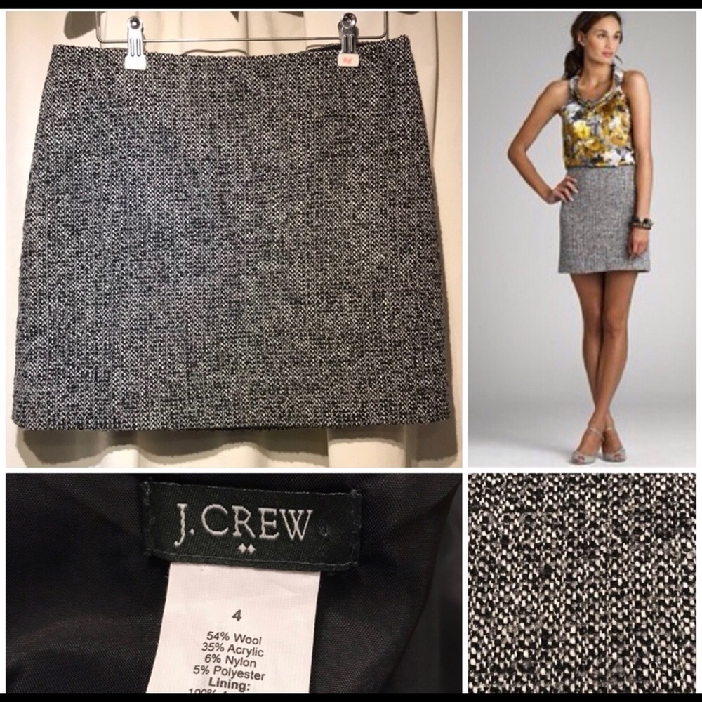 Jcrew wool skirt size 4